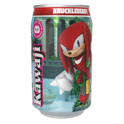 KAWAJI SONIC THE HEDGEHOG KNUCKLEBERRY SUMMER FRUITS SODA CAN 330ML