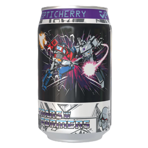 KAWAJI TRANSFORMERS DECEPTICHERRY CHERRY VANILLA SODA CAN 330ML