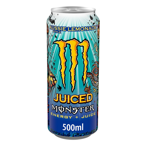 MONSTER ENERGY AUSSIE LEMONADE CAN 500ML