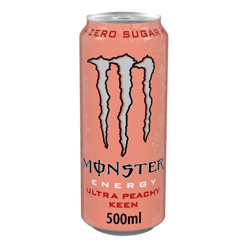 MONSTER ENERGY ULTRA PEACHY KEEN CAN 500ML