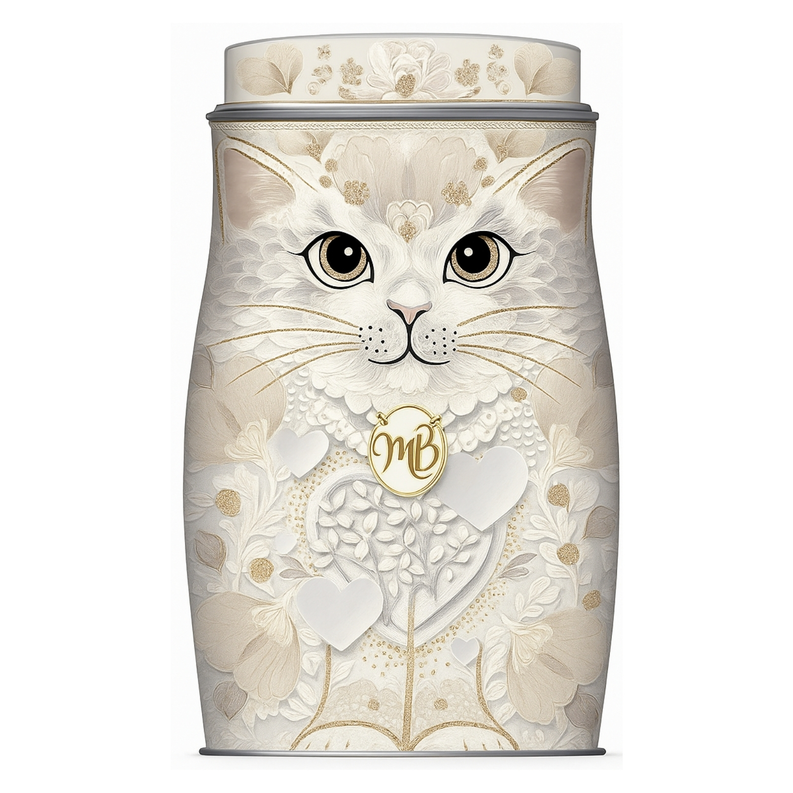 MONTY BOJANGLES CHOCCY SCOFFY NEW WHITE ROSE INDIVIDUAL KIT TIN 36G-XMAS