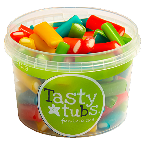 TASTY TUBS ASSORTED MINI PENCILS PMP £1.25 120G