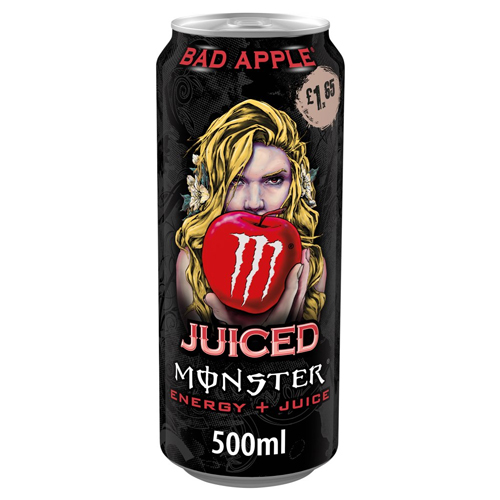MONSTER JUICED BAD APPLE CAN PMP £1.65 500ML