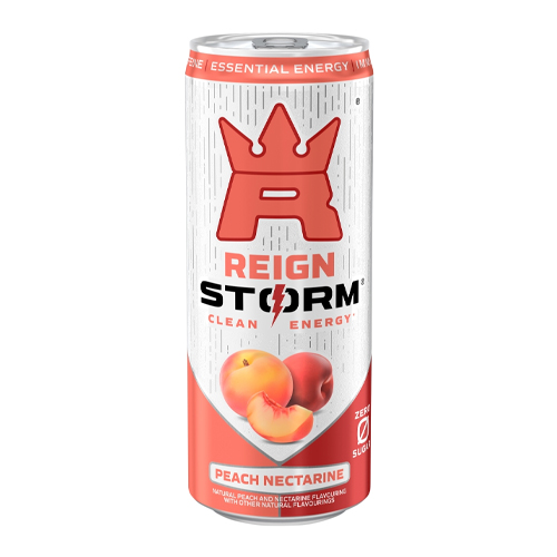REIGN STORM PEACH NECTARINE CAN 12X 355ML