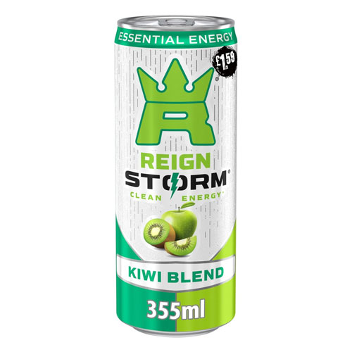 REIGN STORM KIWI BLEND CLEAN CAN PMP £1.59 355ML