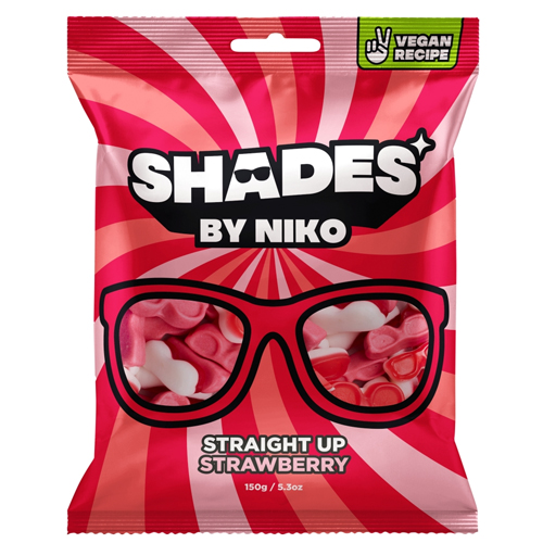 SHADES BY NIKO STRAIGHT UP STRAWBERRY 150G