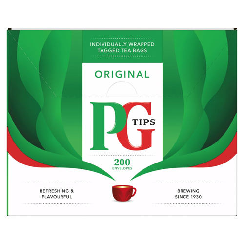 PG TIPS ORIGINAL 200 ENVELOPES 400G