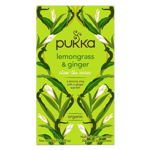 PUKKA ORGANIC LEMONGRASS & GINGER 20'S
