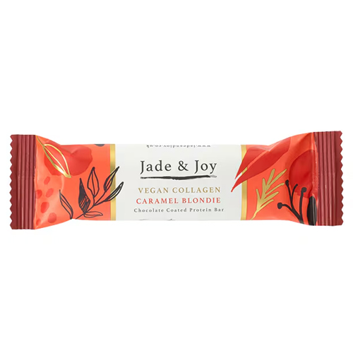 JADE & JOY VEGAN COLLAGEN CARAMEL BLONDIE PROTEIN BAR 50G