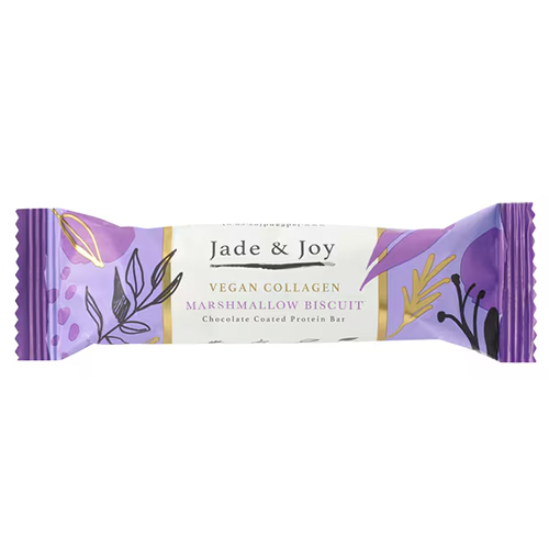 JADE & JOY VEGAN COLLAGEN MARSHMALLOW BISCUIT PROTEIN BAR 50G