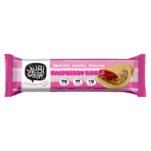 YUBI BAR RASPBERRY RIPPLE PROTEIN BAR 35G
