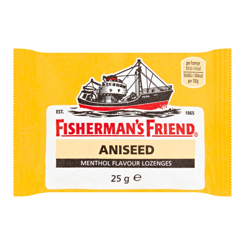 FISHERMAN'S FRIEND ANISEED GOLD LOZENGES 25G