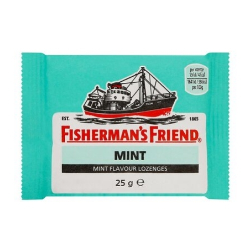 FISHERMAN'S FRIEND MINT WITH SUGAR LOZENGES 25G