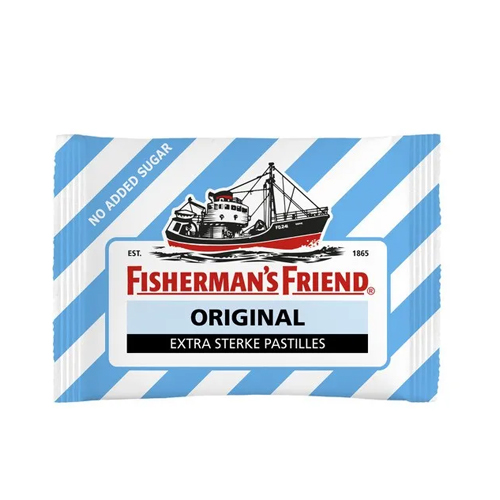FISHERMAN'S FRIEND BLUE STRIPE EXTRA STRONG TOOTH FREINDLY 25G