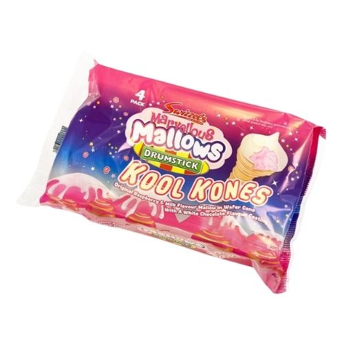 SWIZZELS MARVELLOUS MALLOWS KOOL KONES 4PK 60G