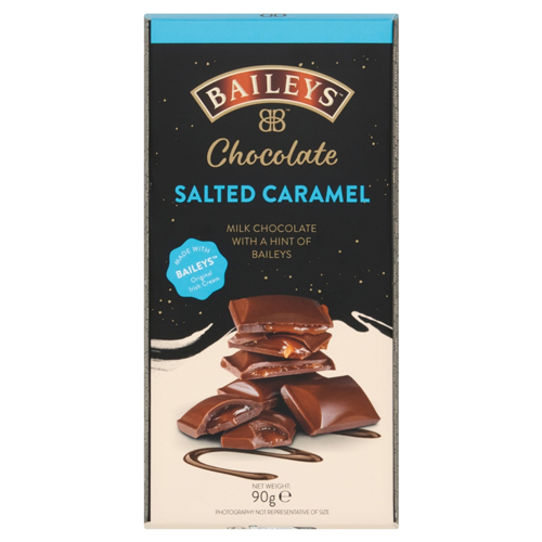 BAILEYS SALTED CARAMEL MILK CHOCOLATE BLOCK 90G