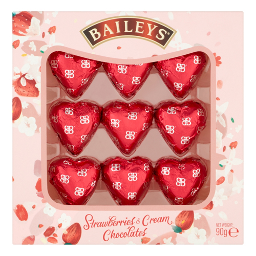 BAILEYS STRAWBERRIES & CREAM CHOCOLATES 90G
