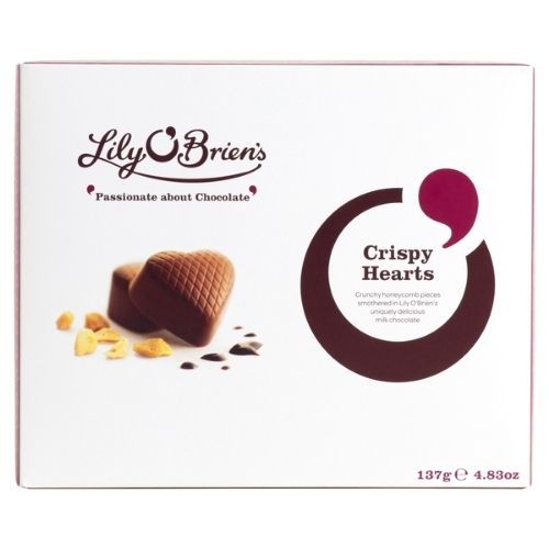 LILY O'BRIEN'S HONEYCOMB CRISPY HEART 137G