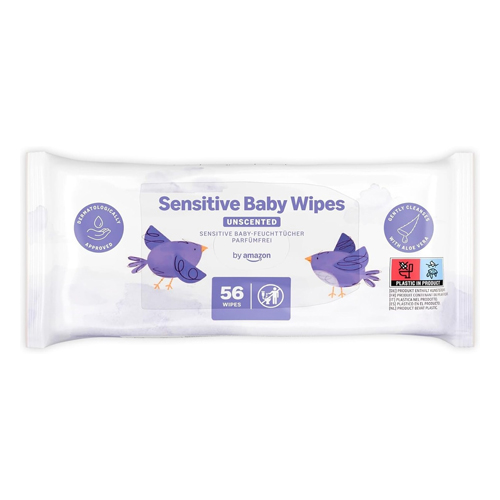 MAMA BEAR SENSITIVE WIPES 56'S