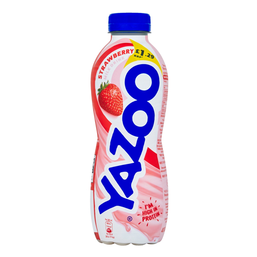 YAZOO STRAWBERRY MILK PMP £1.29 400ML
