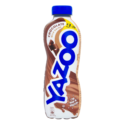 YAZOO CHOCOLATE MILK PMP £1.29 400ML
