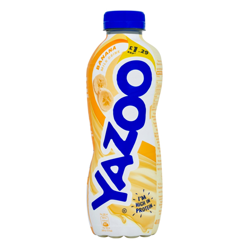 YAZOO BANANA MILK PMP £1.29 400ML