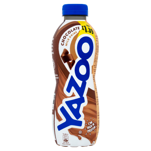 YAZOO CHOCOLATE MILK PMP £1.39 400ML