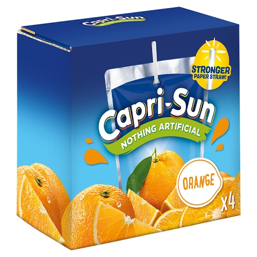CAPRI-SUN ORANGE 4PK 200ML
