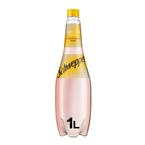 SCHWEPPES PEACH COCONUT SODA PET 1L