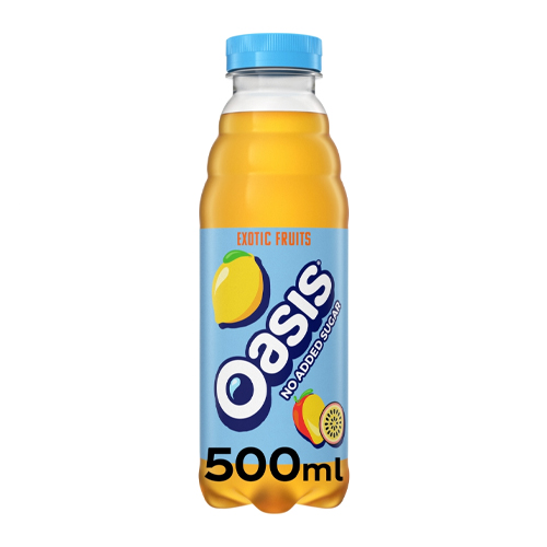OASIS ZERO EXOTIC FRUITS PET 500ML