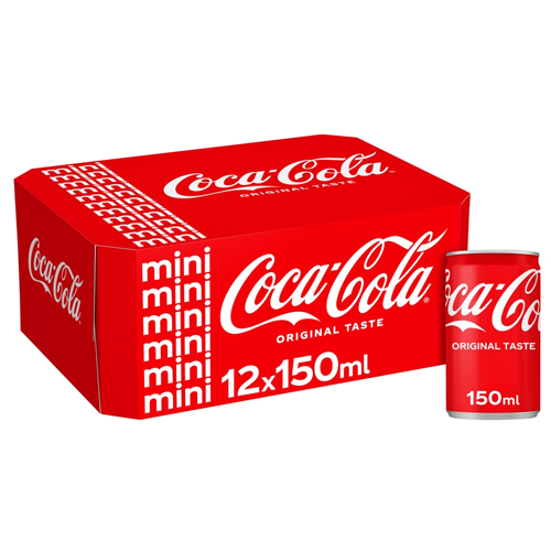 COKE CAN 12PK 150ML