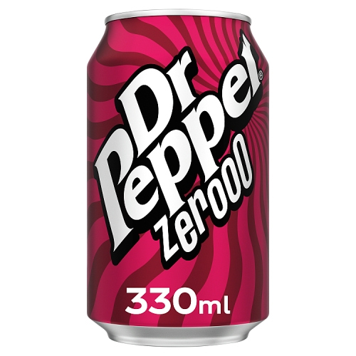 DR PEPPER ZERO CAN 330ML