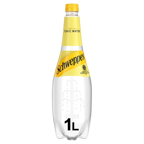 SCHWEPPES TONIC WATER PET 1L