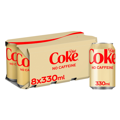 DIET COKE CAFFIENE FREE 8PK 330ML