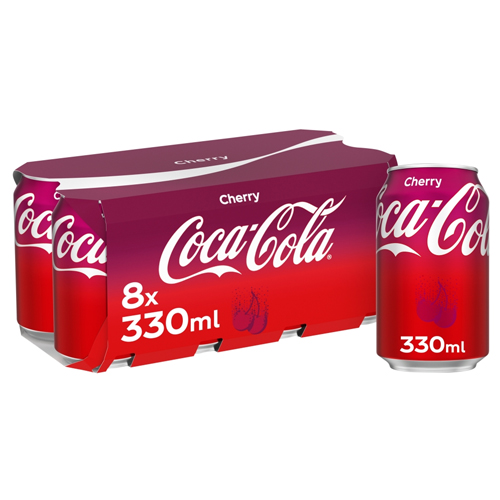 COKE CHERRY 8PK 330ML