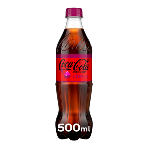 COKE ZERO CHERRY PET 500ML