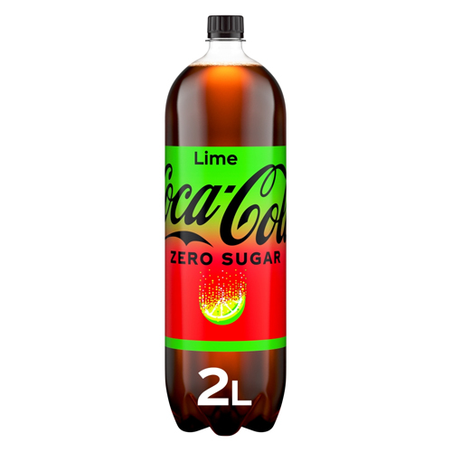 COKE ZERO LIME PET 2L