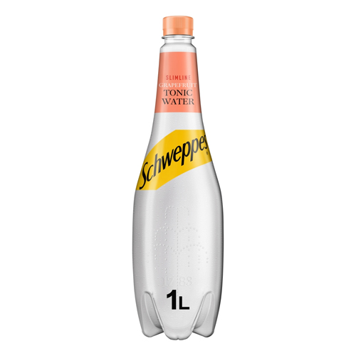 SCHWEPPES SLIMLINE GRAPEFUIT TONIC WATER 1L