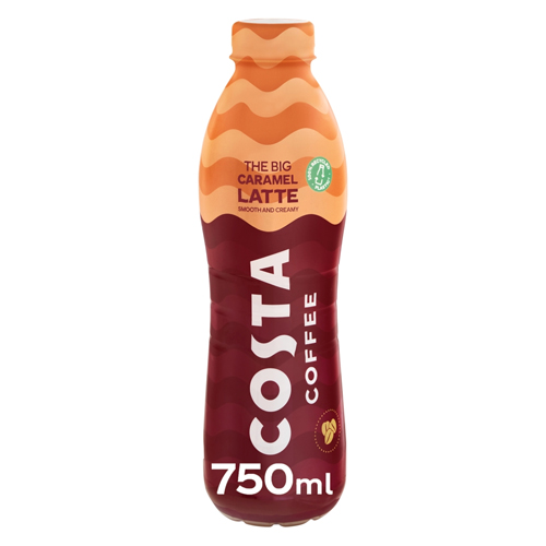 COSTA COFFEE CARAMEL LATTE PET 750ML