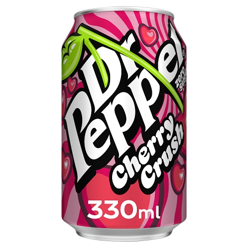 DR PEPPER ZERO CHERRY CRUSH CAN 330ML