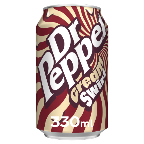 DR PEPPER CREAM SWIRL CAN 330ML