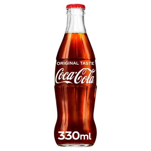 COKE GLASS 330ML