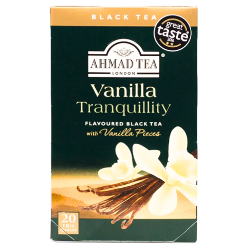 AHMAD TEAS VANILLA TRANQUILITY 20 TEA BAGS