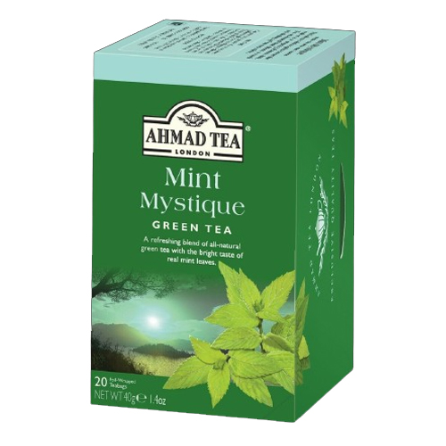 AHMAD TEAS MINT MYSTIQUE GREEN TEA 20 TEA BAGS