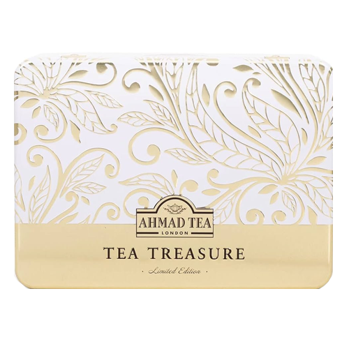 AHMAD TEAS TEA TREASURE CADDY 10 TEA BAGS