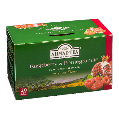 AHMAD TEAS RASPBERRY & POMEGRANATE 20 TEA BAGS