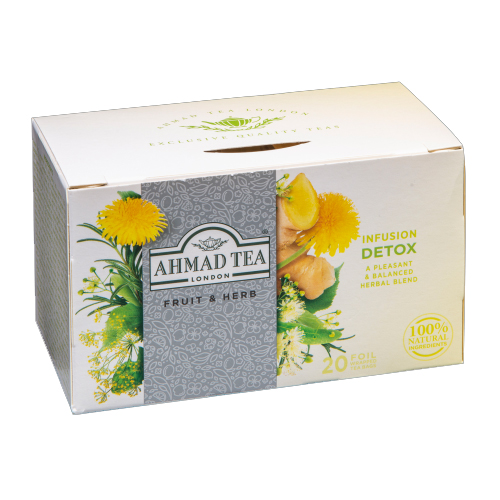 AHMAD TEAS DETOX INFUSION 20 TEA BAGS