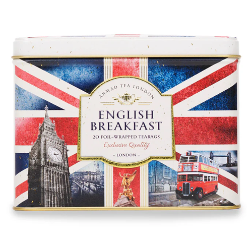 AHMAD TEAS NOSTALGIC BRITAIN CADDY 20 TEA BAGS