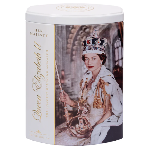 AHMAD TEAS QUEEN CADDY TIN IVORY 40 BAGS