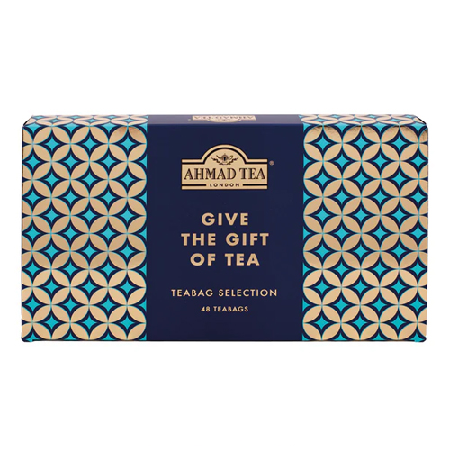 AHMAD TEAS MODERN BLUE CHRISTMAS COLLECTION 6 TEA BAGS